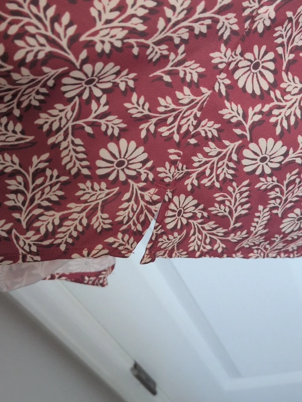 NWT Appleseed's Split V Neck Floral Blouse - 3X